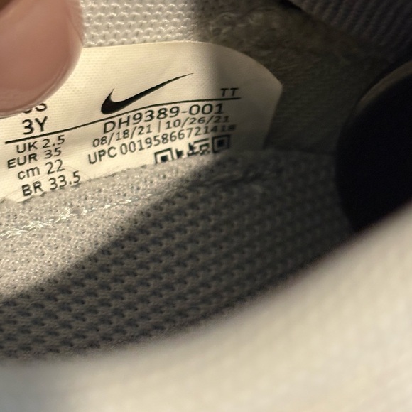 Nike Air Max Motif 3Y Kids Photon Dust Grey Fog DH9389-001 Retro School 80s - Picture 9 of 9